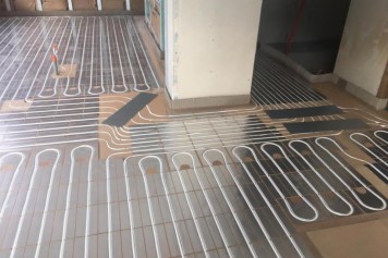 Installation de plancher chauffant  - SALLANCHES - CHAMONIX 